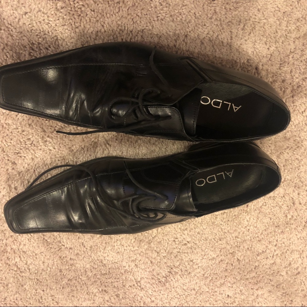 Aldo Men’s Black Dress Shoes